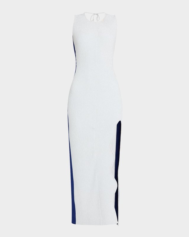 Basil Open-Back Midi Dress